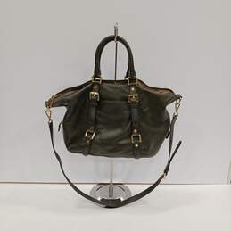 Michael Kors Green Leather Shoulder Satchel Bag alternative image