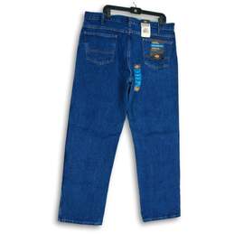 NWT Dickies Mens Blue Denim Relaxed Fit Work Straight Leg Jeans Size 38x32 alternative image