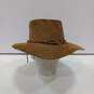 Men's Brown Handmade Suede Outback Hat image number 1