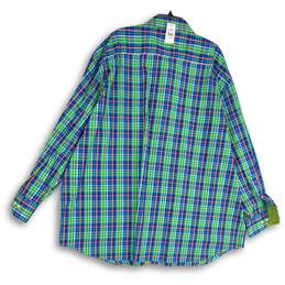 NWT Tailorbyrd Mens Multicolor Plaid Long Sleeve Button-Up Shirt Size 4X alternative image