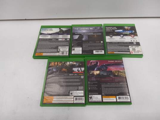 Lot of Assorted Microsoft XBOX One Video Games image number 2