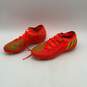 Adidas Mens Predator Edge.3 Orange Yellow Lace Up Cleats Shoes Size 7 image number 3