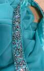 NWT Decode 1.8 Womens Blue Sleeveless Empire Waist Prom Maxi Dress Size 10 image number 4