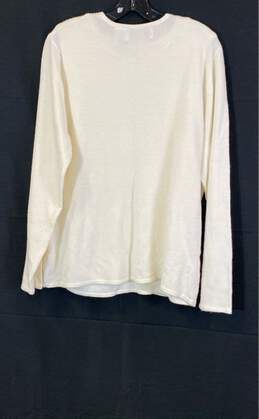 Sarah Bentley Womens Ivory Long Sleeve Beaded 2 Piece Sweater Set Size XL alternative image