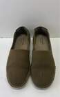 Cole Haan Reilly Olive Green Espadrille Knit Loafers Shoes Women's Size image number 6