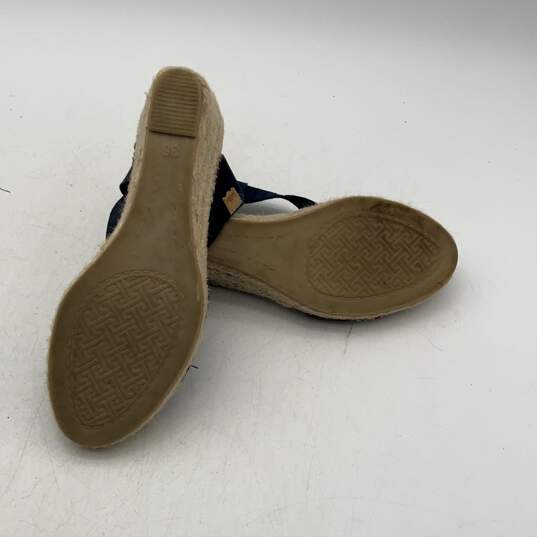 Toni Pons Womens Espadrille Sandals Origens Open Toe Elastic Blue Size 36 image number 5