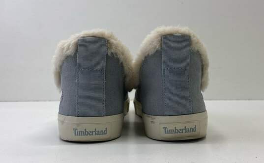 Timberland Skyla Bay Blue Suede Slip-On Slippers Women's Size 8 image number 4
