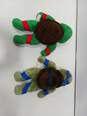 Vintage (1989) Playmates Leo & Ralph TMNT Stuffed Plushies image number 4