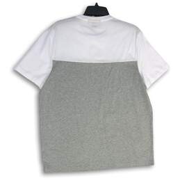 NWT Michael Kors Womens White Gray Short Sleeve Pullover T-Shirt Size Large alternative image