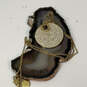 Designer Michael Kors Gold-Tone Rhinestone Round Coin Pendant Necklace image number 1