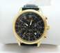 Invicta Gold Tone & Leather Band Men's Chronograph Watch 76.9g image number 1