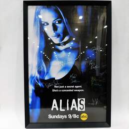 ALIAS Cast Signed Poster Jennifer Garner JJ Abrams Rifkin & More