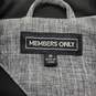 Men's Members Only Black/Gray Full-Zip Casual Jacket Size M image number 4