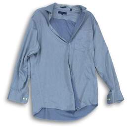 Tommy Hilfiger Mens Blue Shirt Size 15-1/2