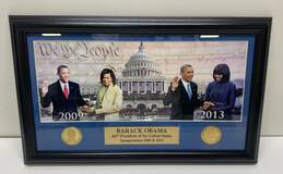 Framed & Matted President Barack Obama Inauguration Collectible alternative image
