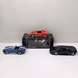 4pc Bundle of Assorted 1/18 Diecast Car Models