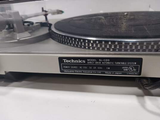 Technics SL-D20 Silver-Tone Turntable image number 5