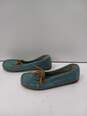 Minnetonka Women's Blue Canvas Moc Loafers Size 8.5 image number 2