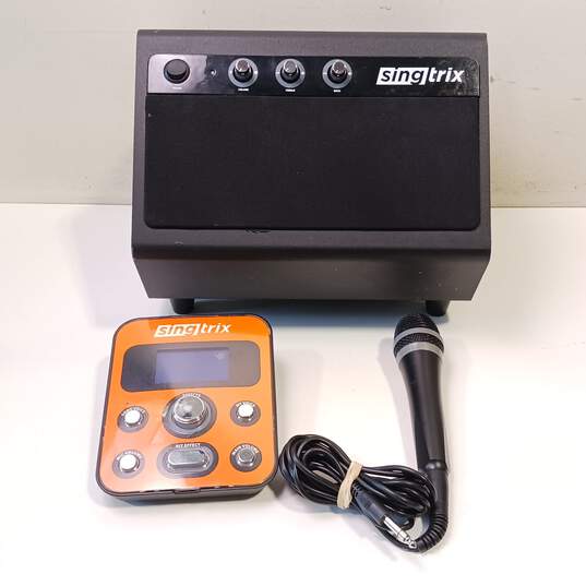 SingTrix Karaoke System SGTX1 With Voice Effect, Microphone And Speaker image number 1