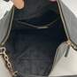 Tory Burch Womens Black Gold Semi Chain Strap Inner Zipper Pocket Tote Handbag image number 4