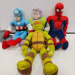 4pc Bundle of Hero Plush Dolls