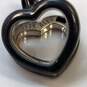 Designer Pandora 925 ALE Sterling Silver Floating Heart Locket Pendant image number 5