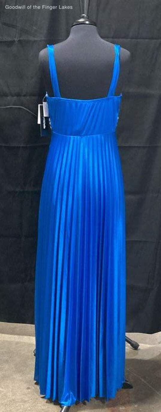 My Michelle Blue w/ Rhinestones Formal Dress Size XL W/ Tag - READ Description image number 5