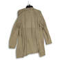 Womens Beige Long Sleeve Open Front Cardigan Sweater Size 14/16 image number 2