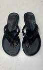 Tory Burch Studded Jelly Thong Sandals Perfect Black 6 image number 5