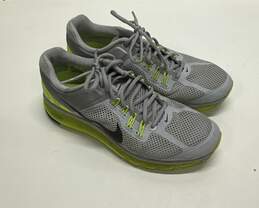 Nike Air Max+ 2013 Wolf Grey Volt Athletic Shoes Men's Size 10 alternative image