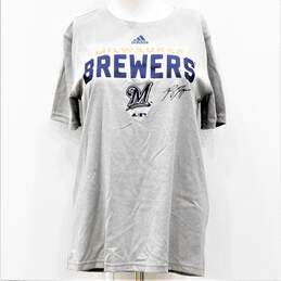 Ryan Braun Autographed Milwaukee Brewers Shirt