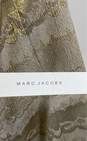 Marc Jacobs Women Gold One Shoulder Jacquard Print Dress Sz 4 image number 5
