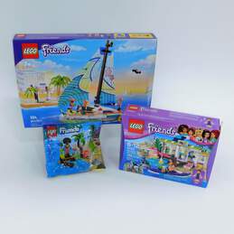 LEGO Friends Lot #30635 Beach Cleanup #41315 Surf Shop #41716 Sailing Adv SEALED