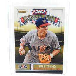 2013 Trea Turner Panini USA Baseball Curtain Call Pre-Rookie Nationals
