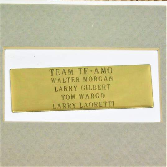 Team Te-Amo Signed Print Walter Morgan Larry Gilbert Tom Wargo Larry Laoretti image number 4