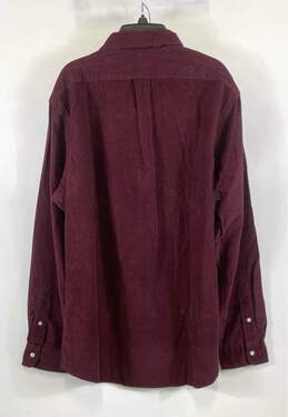 NWT Polo Ralph Lauren Mens Burgundy Cotton Classic Fit Button-Down Shirt Size L alternative image