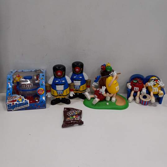 5pc Bundle of Assorted M&M Candy Dispensers image number 1