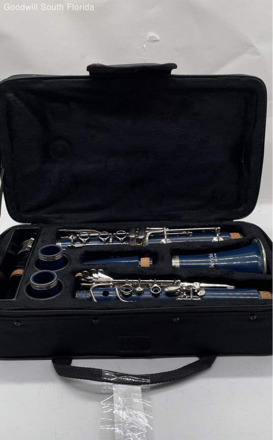Mendini Blue Flat Clarinet With Accessories image number 1