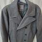 GAP Men’s Wool Winter Coat ‘Charcoal Heath’ Pea Coat in Size Medium image number 2