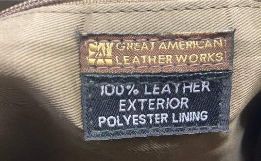 Great American Leatherworks Shoulder Zip Tote Bag image number 6
