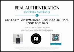 Givenchy Parfums Black Faux Leather Tote Bag AUTHENTICATED alternative image