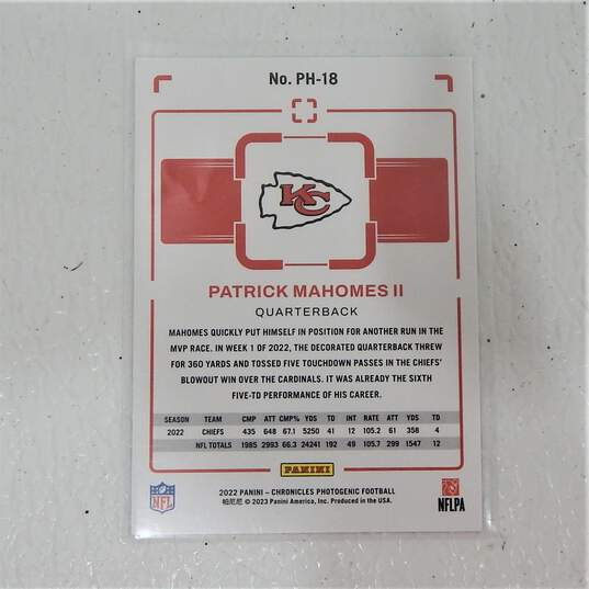 5 Patrick Mahomes Football Cards Kansas City Chiefs image number 7