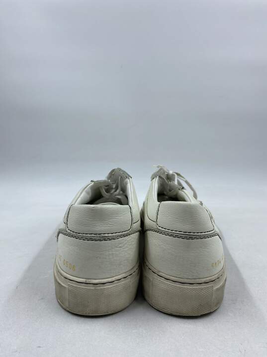 Authentic Common Projects White Leather Sneaker M 11.5 image number 4