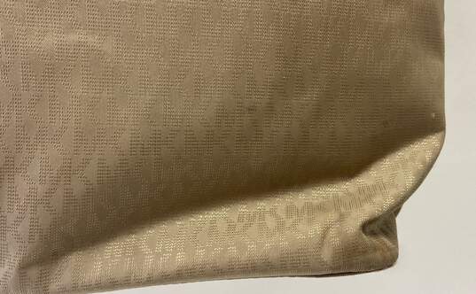 Michael Kors MK Signature Tan Nylon Tote Bag image number 7