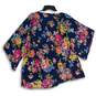 NWT Chaps Womens Multicolor Floral 3/4 Sleeve Pullover Blouse Top Size 1X image number 2