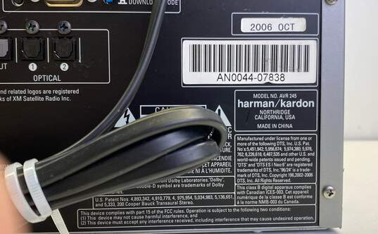 Harman/Kardon Receiver AVR245 image number 6