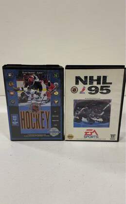 NHL Hockey & NHL '95 - Sega Genesis