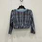 NWT Womens Multicolor Striped Tweed Cropped Top And Skirt Outfit Set Size S image number 3