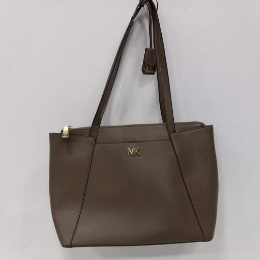 Buy the Michael Kors Brown Leather Maddie Medium Tote Bag | GoodwillFinds