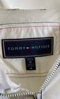 Tommy Hilfiger Mens White Long Sleeve Hooded Full-Zip Windbreaker Jacket Size M image number 4